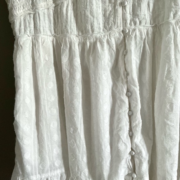 Anthropologie Peregrine Smocked Flutter Sleeve Mini Dress 3X - Picture 3 of 7